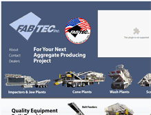 Tablet Screenshot of fabtec.net